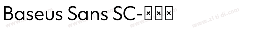 Baseus Sans SC字体转换